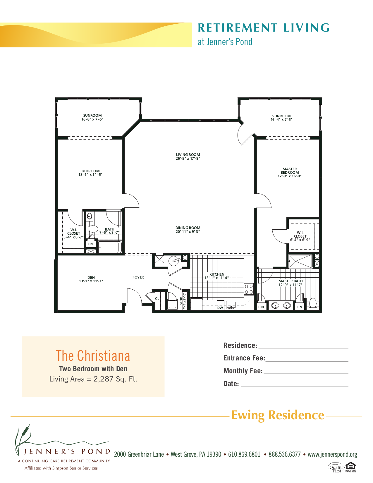 Jenners Pond Senior Living Community Assisted Living, Nursing Home